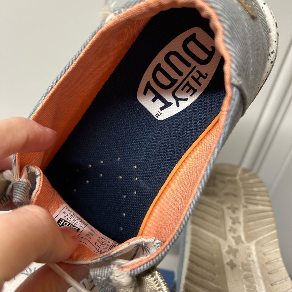 Hey Dude Denim Blue Loafers - Picture 3 of 4